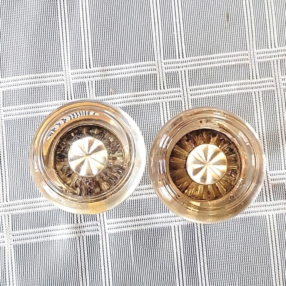 Glass Vintage Doorknobs with Middle Design - 2